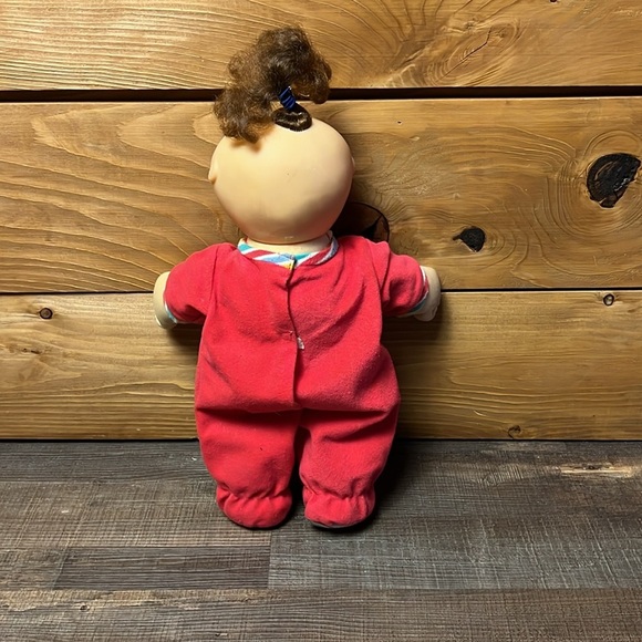 Cabbage Patch‎ Kids Hasbro 1988 Blue Eyes Brown Hair Authentic Pajamas vintage - Picture 8 of 8